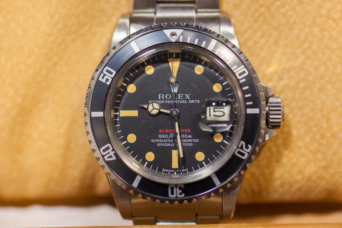 A Rolex Red Submariner With Full Kit At 