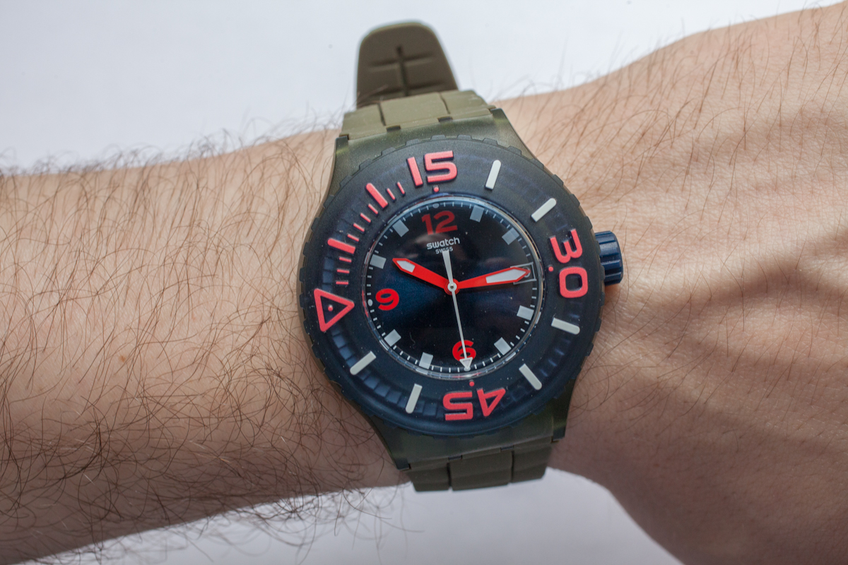 swatch diver watch