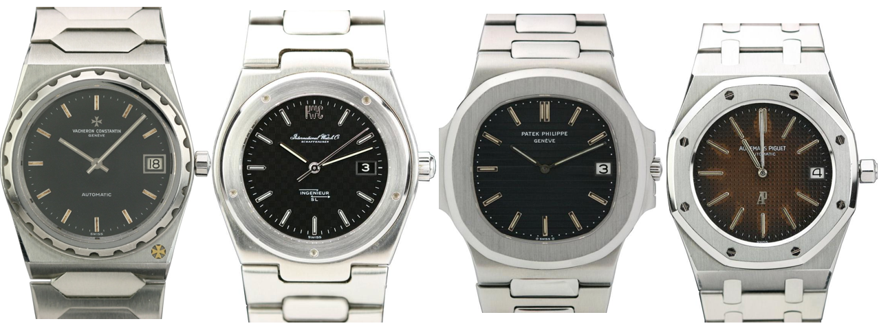 Historical Perspectives Found An Ap Royal Oak A Series An Original Patek Philippe Nautilus An Iwc Ingenieur Sl And A Vacheron Constantin 222 All For Sale From The Same Dealer Hodinkee