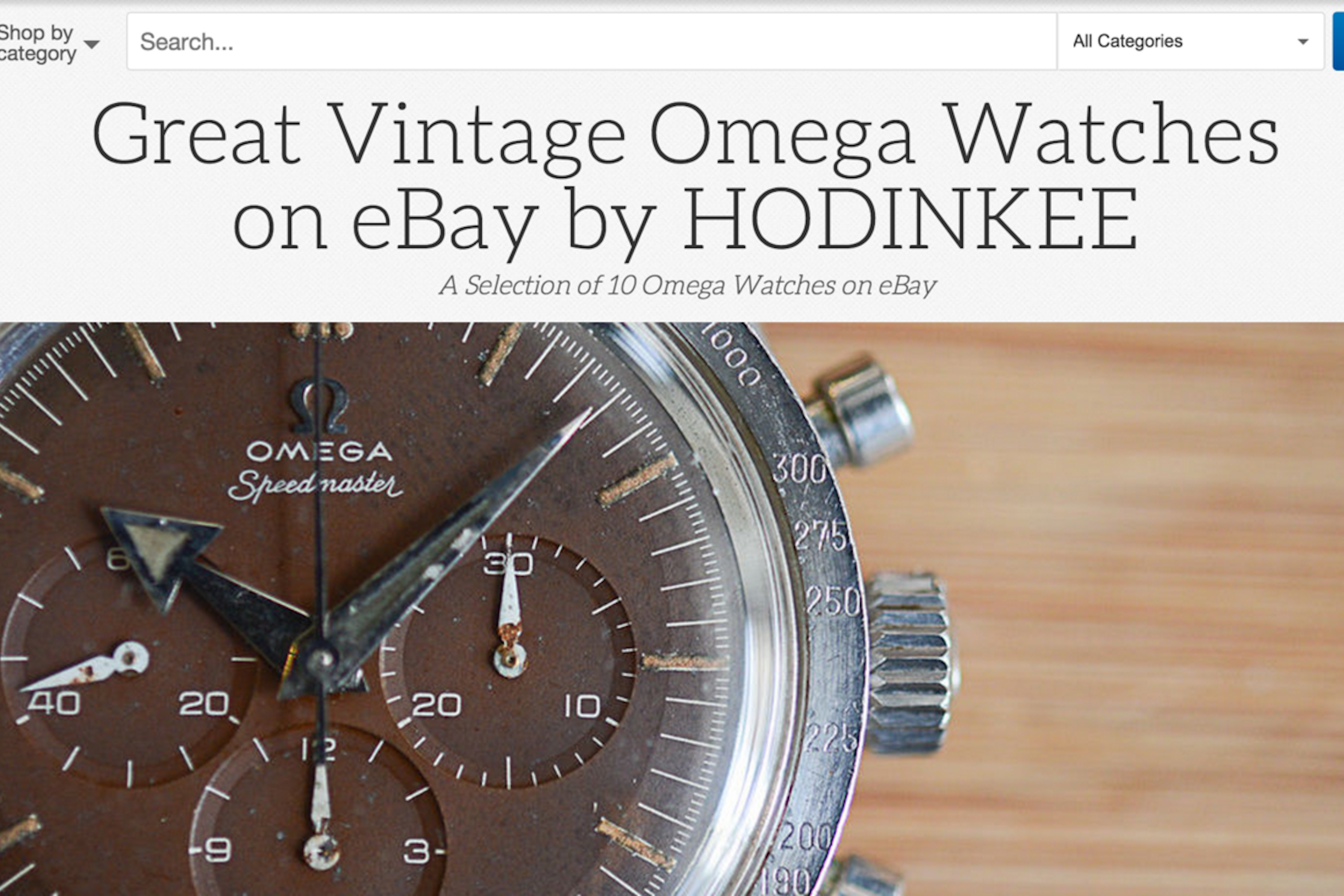 Guide To Buying Vintage Omega Watches And 10 Omega Watches Currently ...