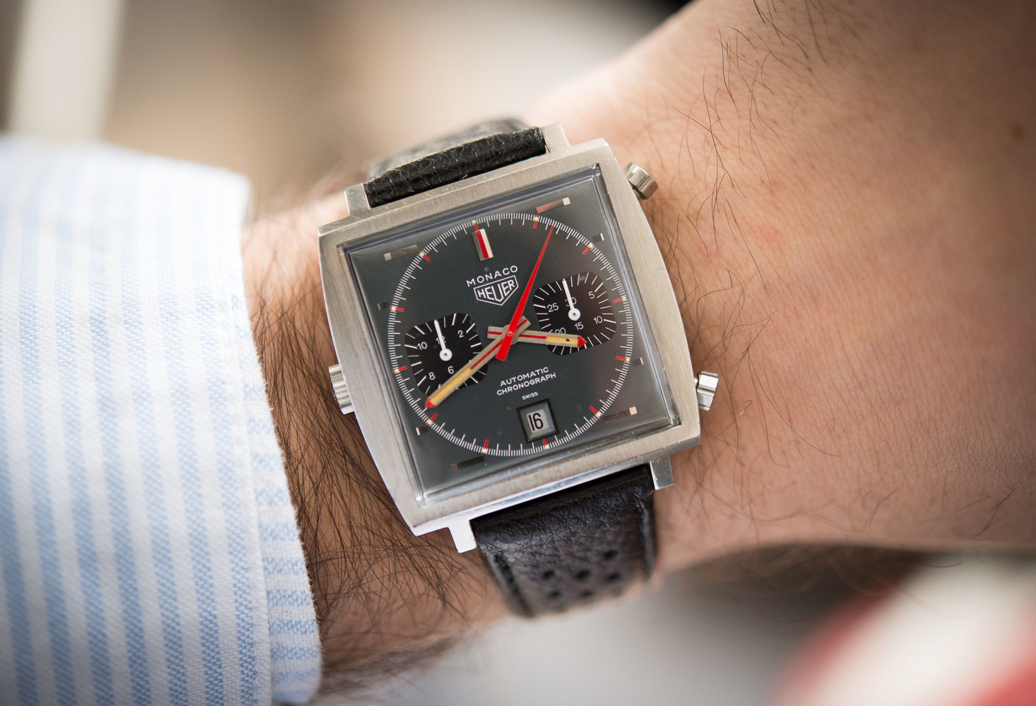 tag monaco on wrist