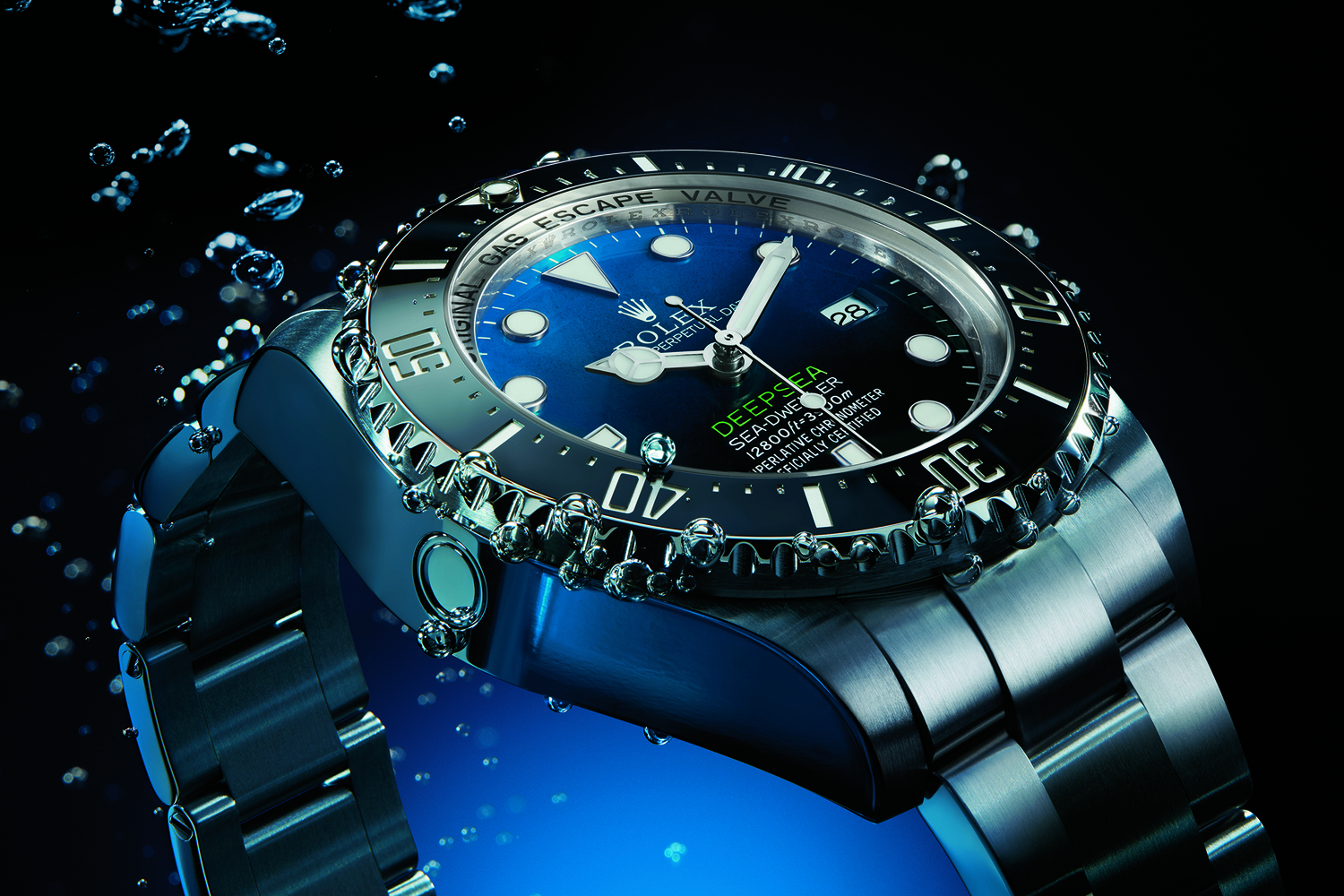 rolex deep sea blue review