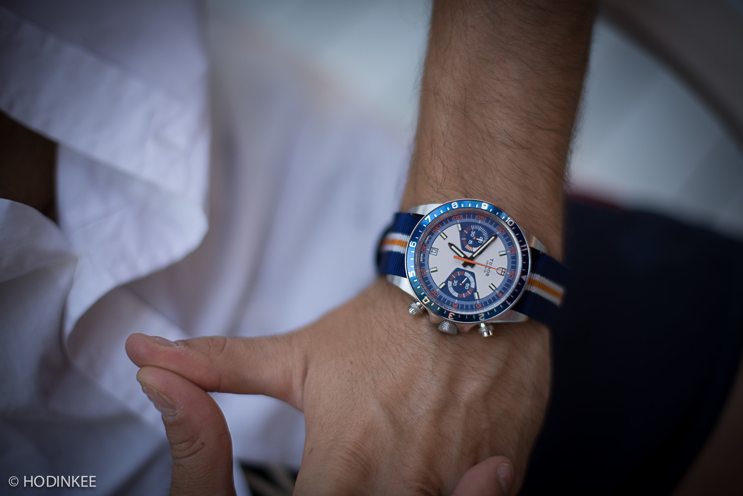 tudor heritage chrono blue price