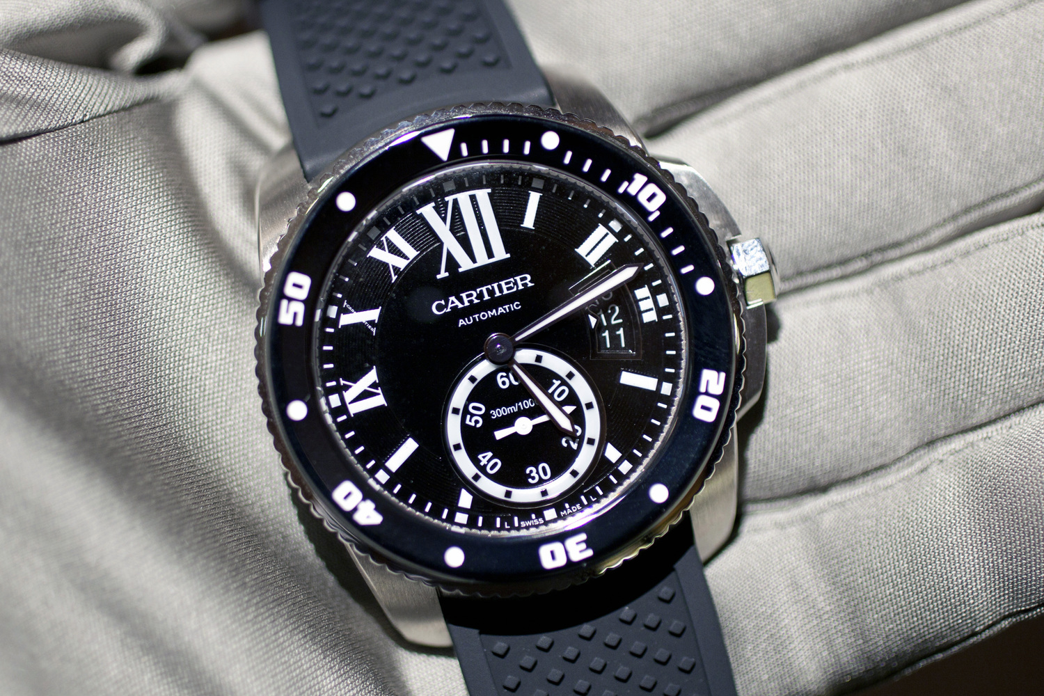 cartier calibre diver watch price