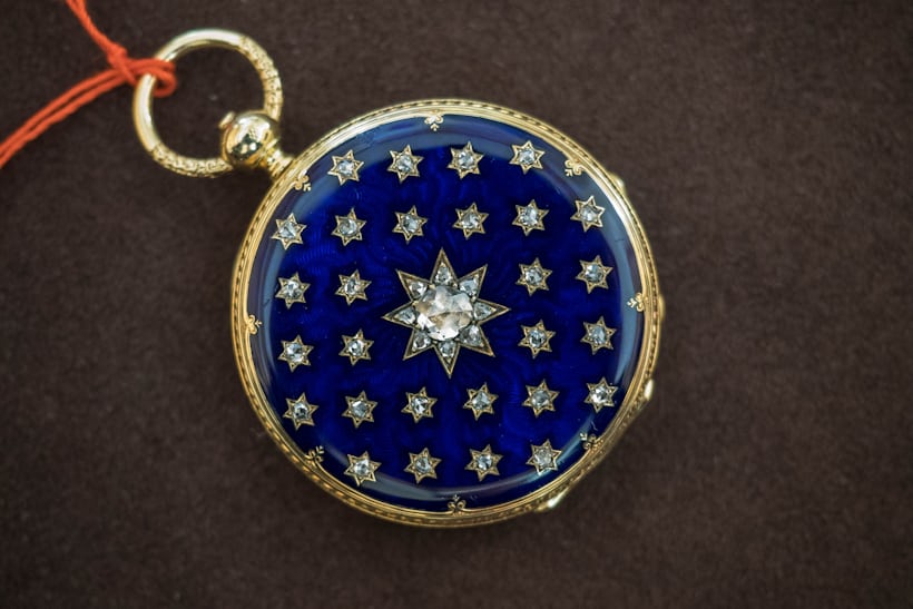 Patek Philippe Diamond And Enamel Pendant Watch Mid-19th Century