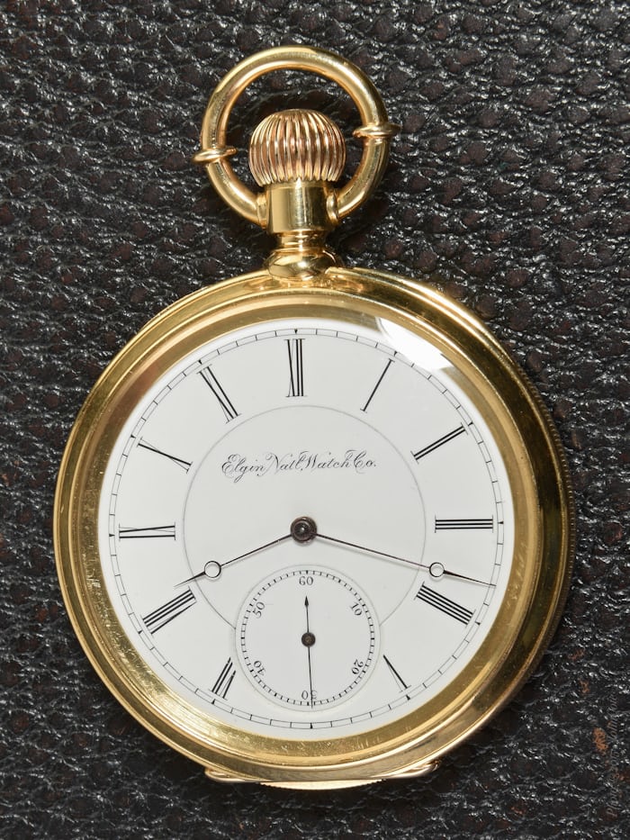 elgin pocket watch date by serial number
