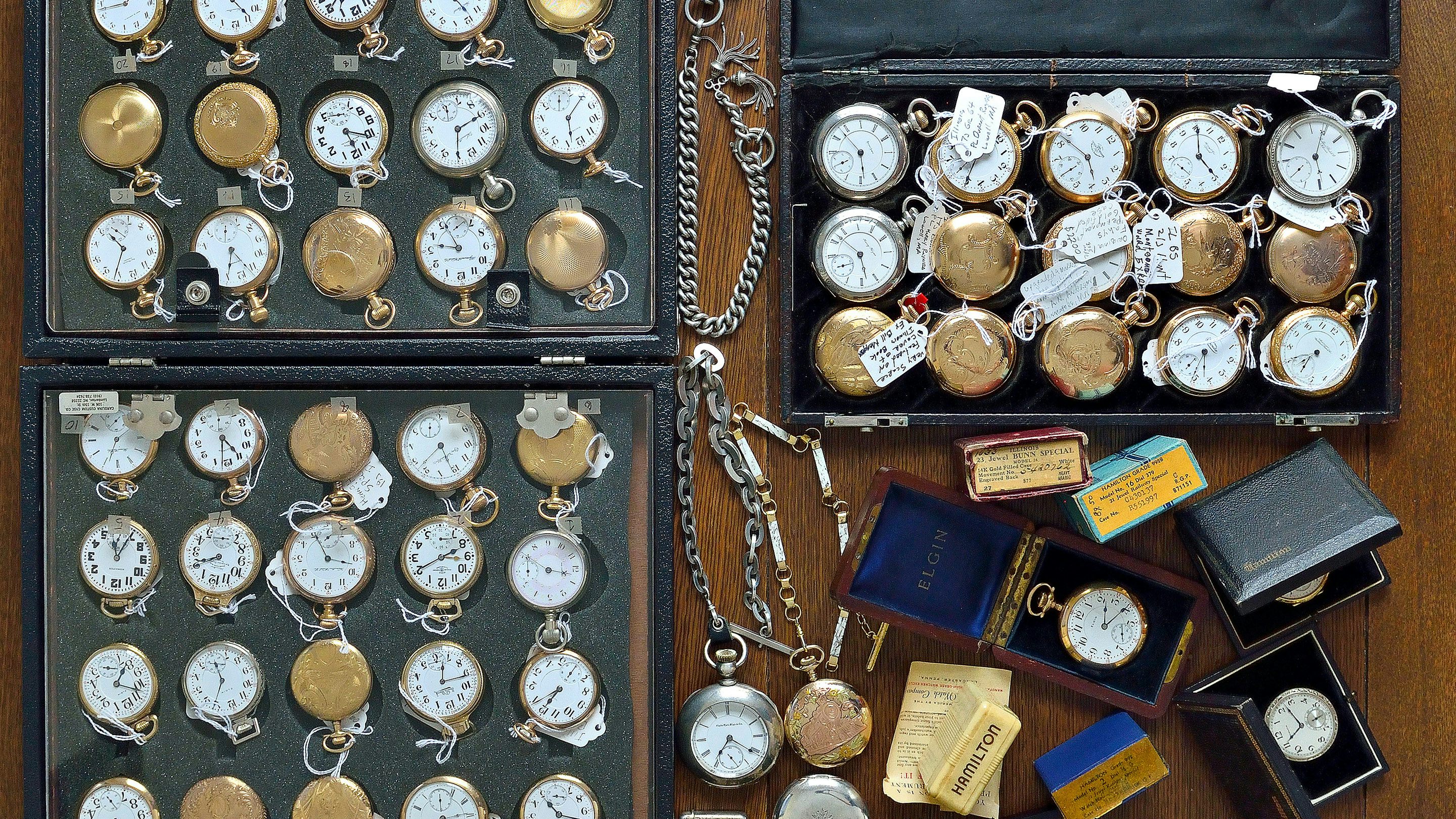 Vintage Pocket Watch Box | Vintage Pocket Watch