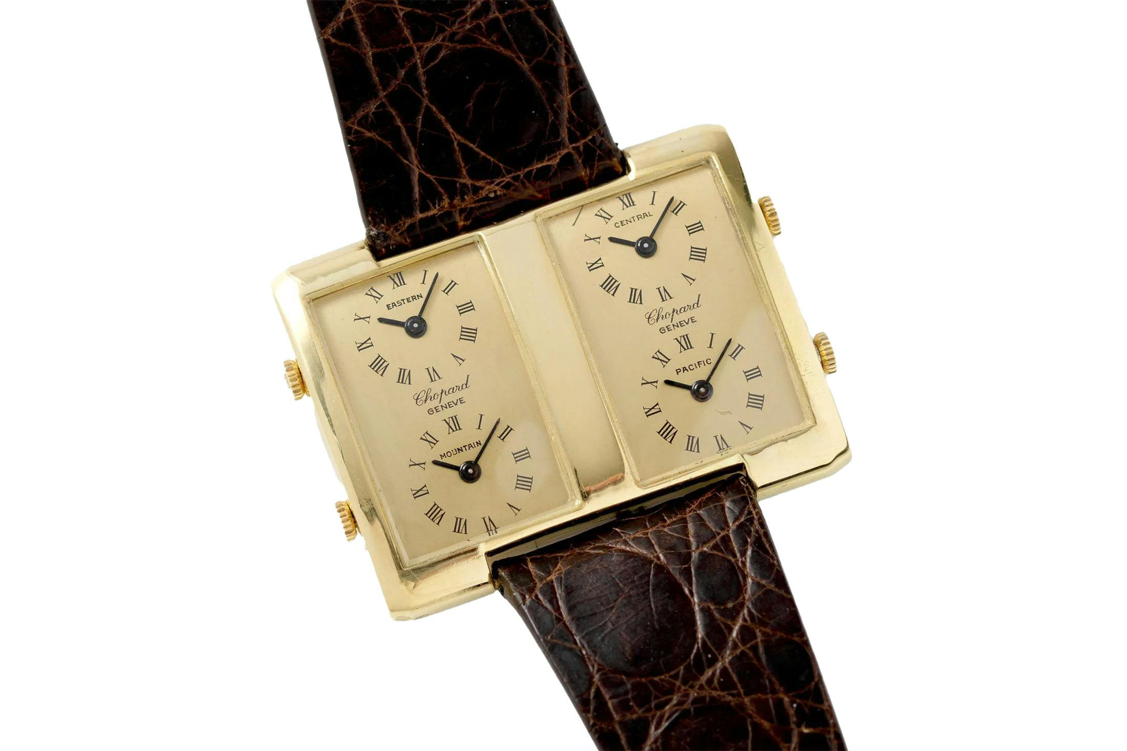 4 time zone watch Chopard 