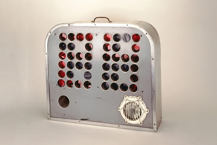 An old NBA shot clock