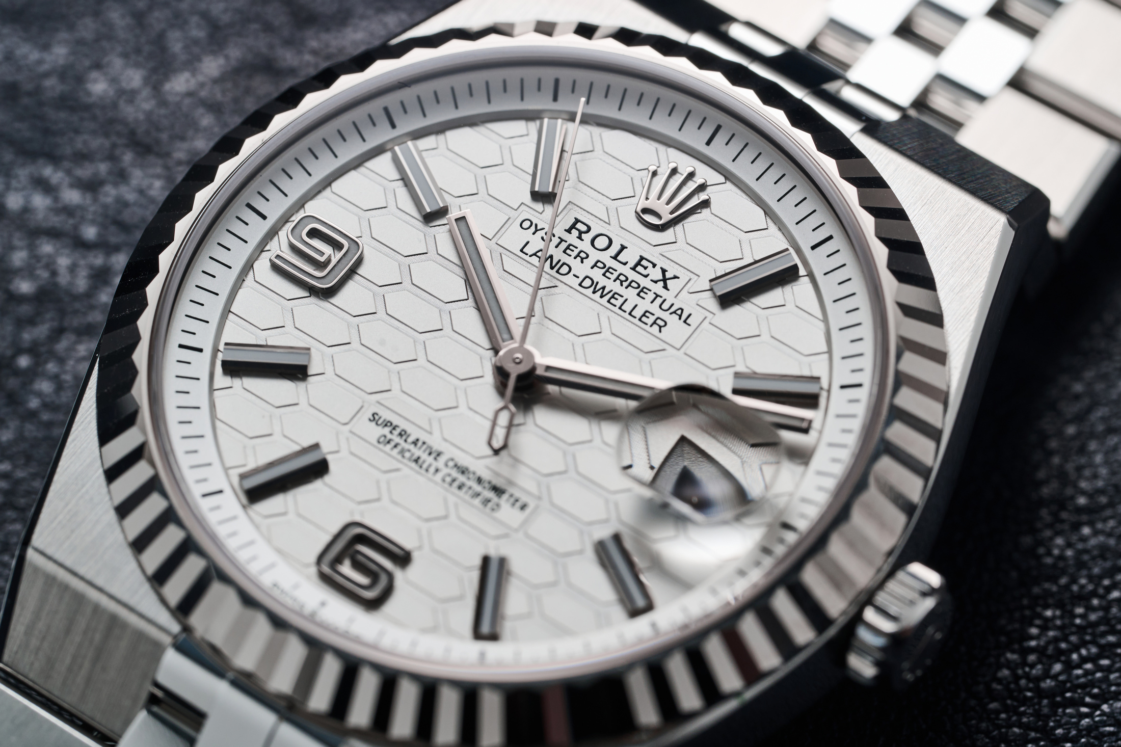 A Rolex Land-Dweller in steel