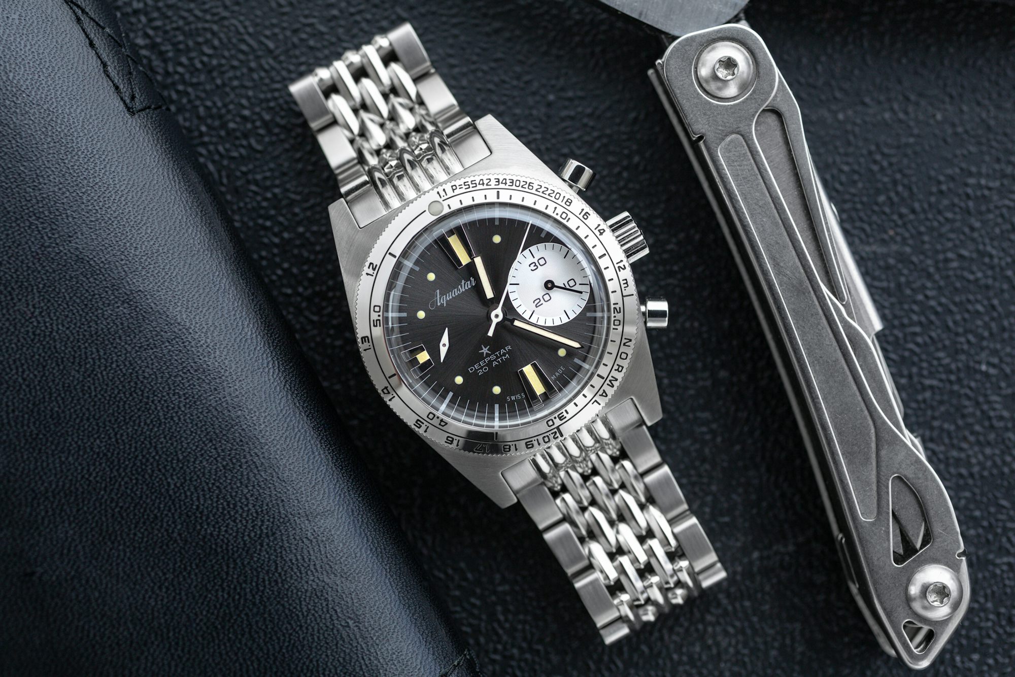 the 39mm deepstar on a table