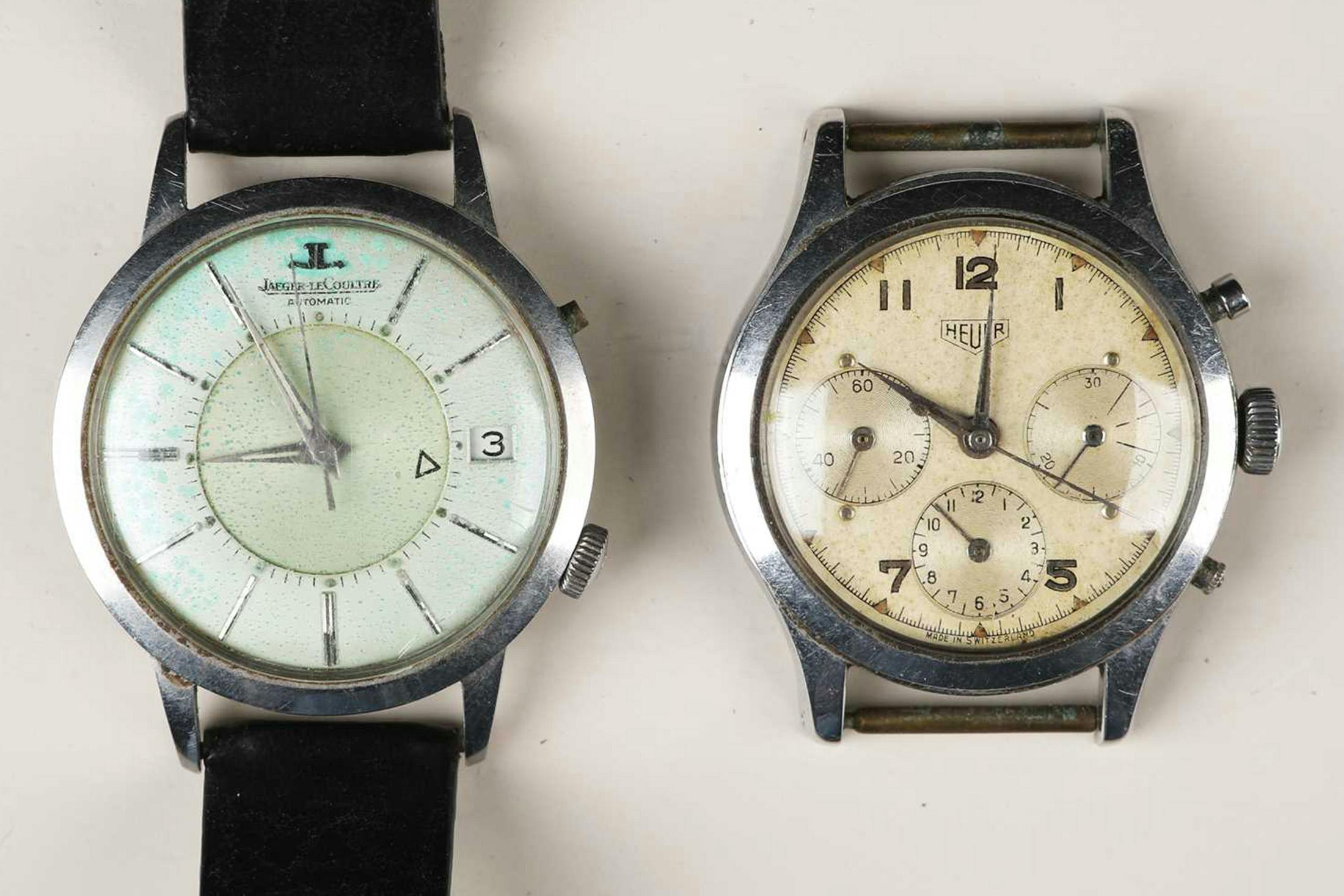 An Omega Suverän, A Universal Geneve Cabriolet, A Vacheron Constantin Overseas, And A Vintage Zenith Chronograph