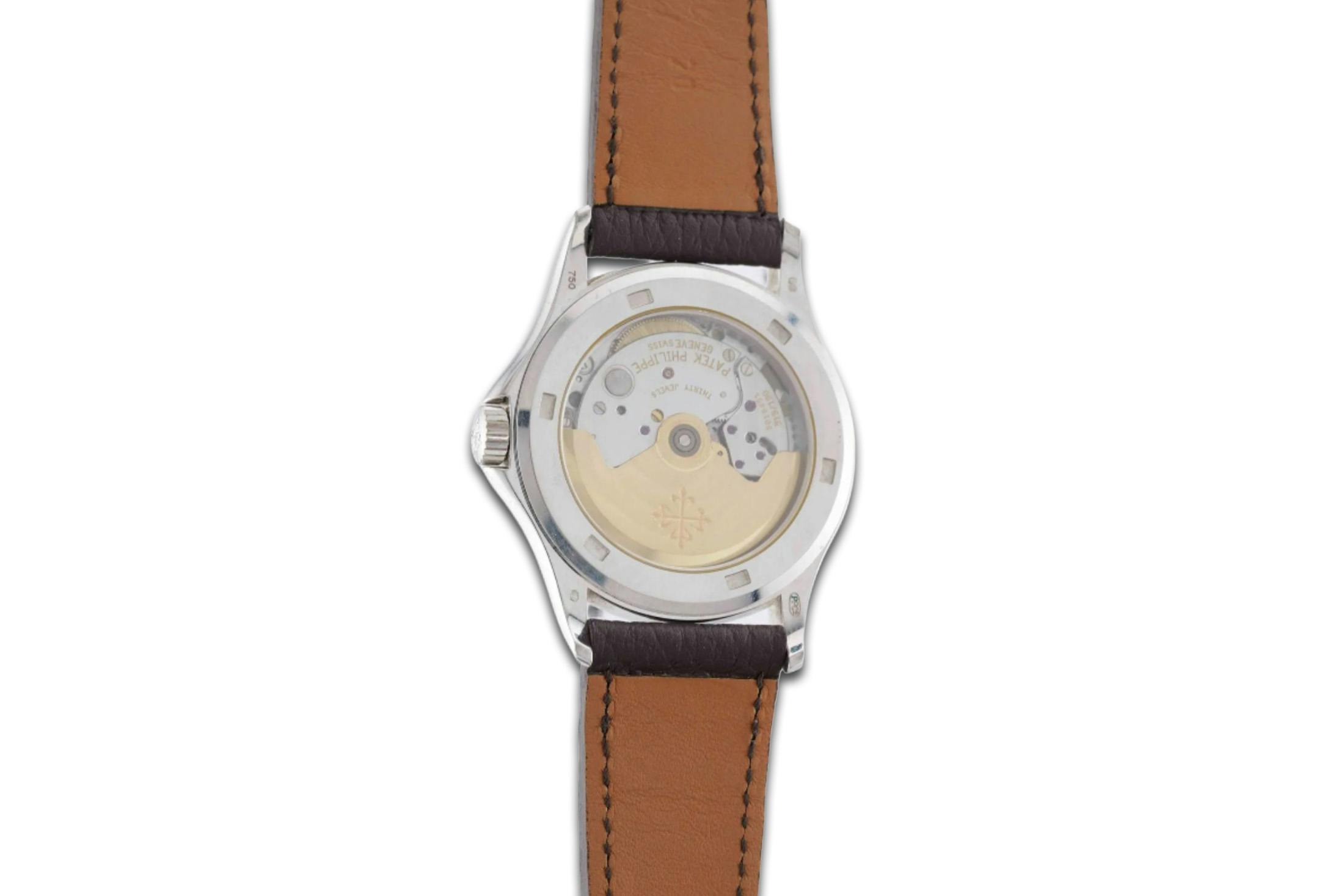 An Orvis Solunagraph, An Omega DeVille Emerald, A Lip Mach 2000 Chronograph, And A Patek Philippe Calatrava