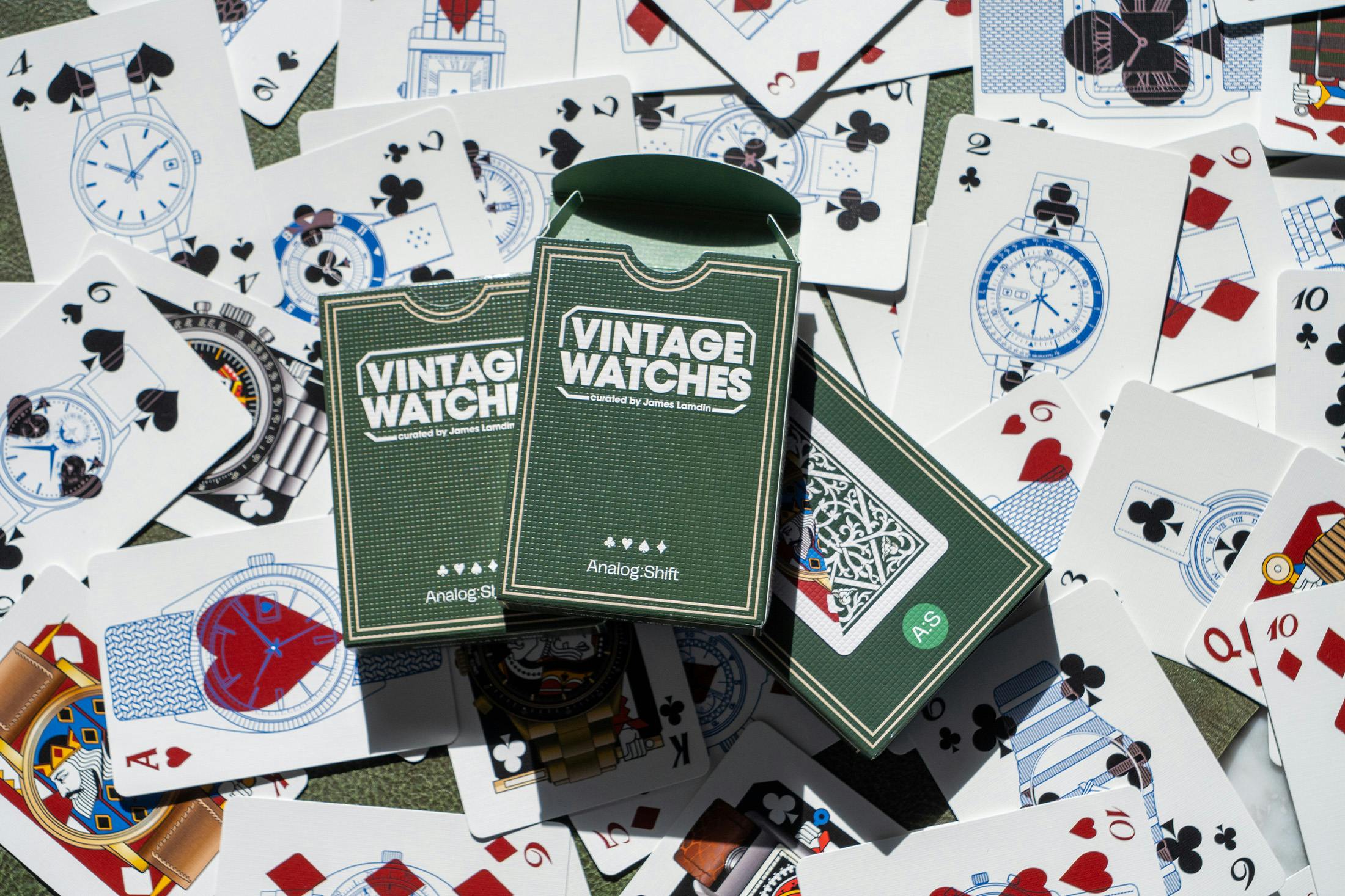 Analog:Shift x Édition de la Tour 'Vintage Watches' Playing Cards