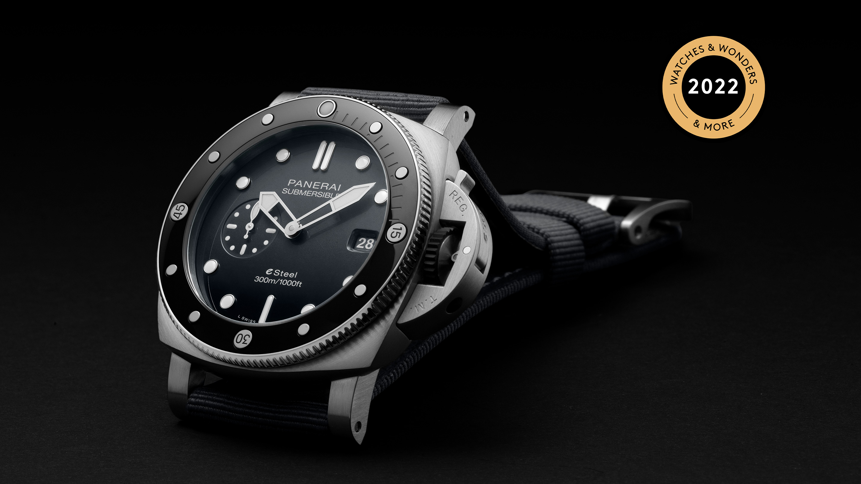 The Submersible QuarantaQuattro eSteel Underscores Panerai s