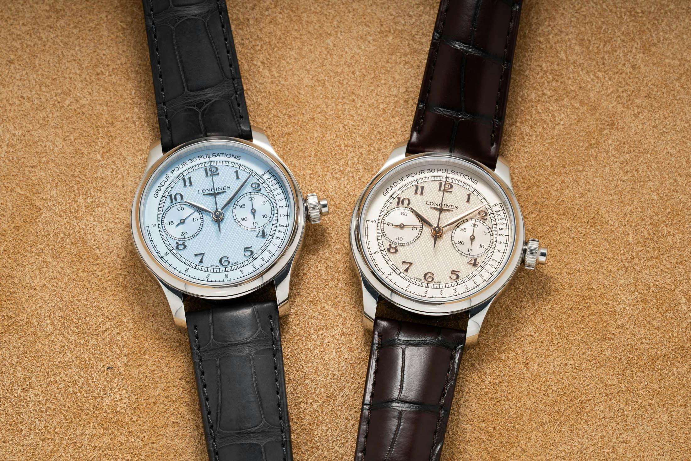 Longines Master Collection Monopusher Chrono Both Colors