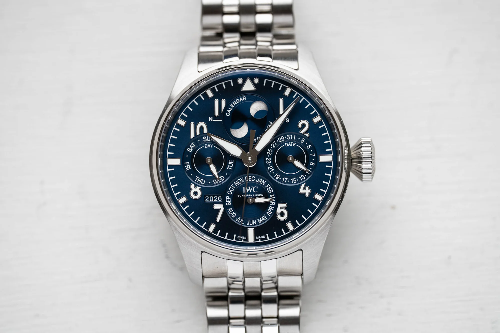 IWC ProSet Perpetual Steel Layflat