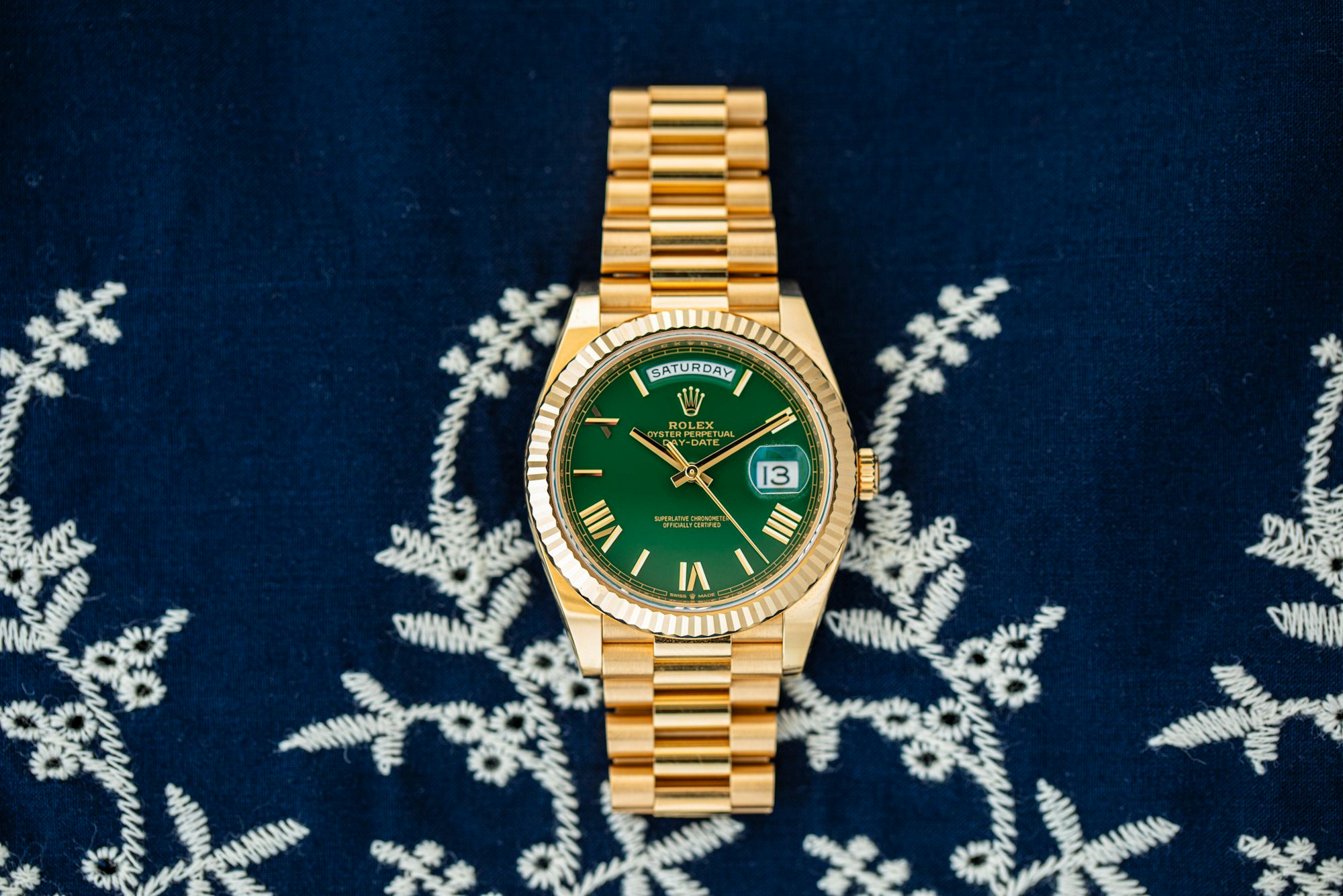 Rolex Presidential Day Date in Yellow Gold