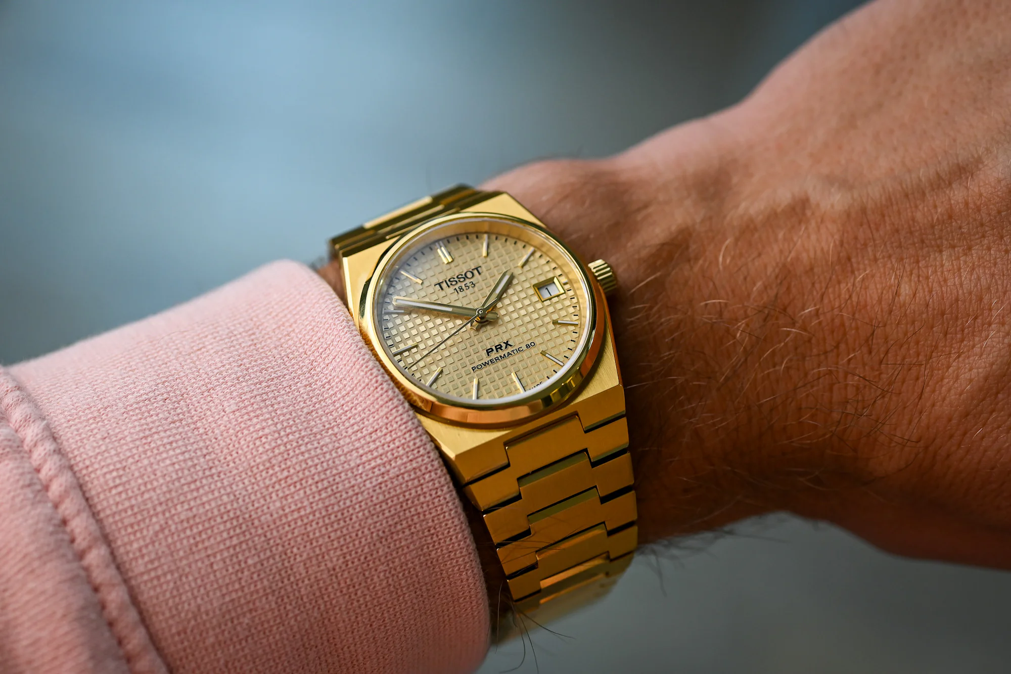 tissot prx powermatic 80 35mm gold