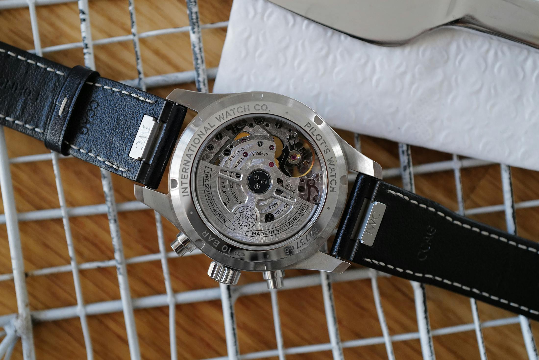 iwc pilot chronograph movement