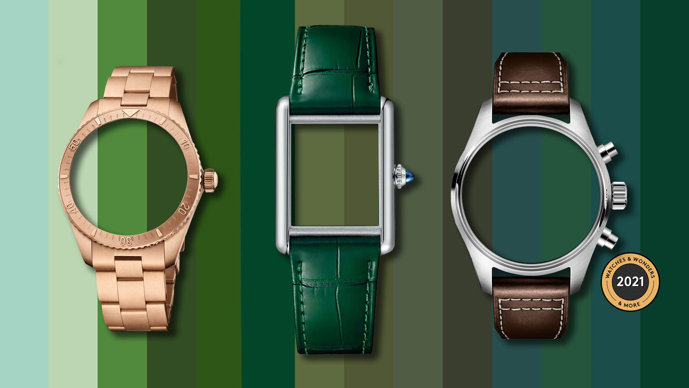 The hot watch colour for spring? Green