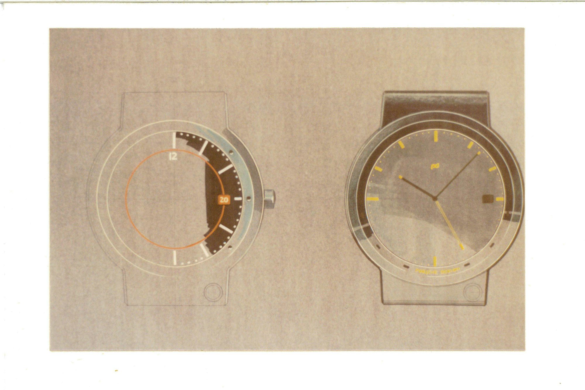 IWC Porsche Compass Watch Early Design