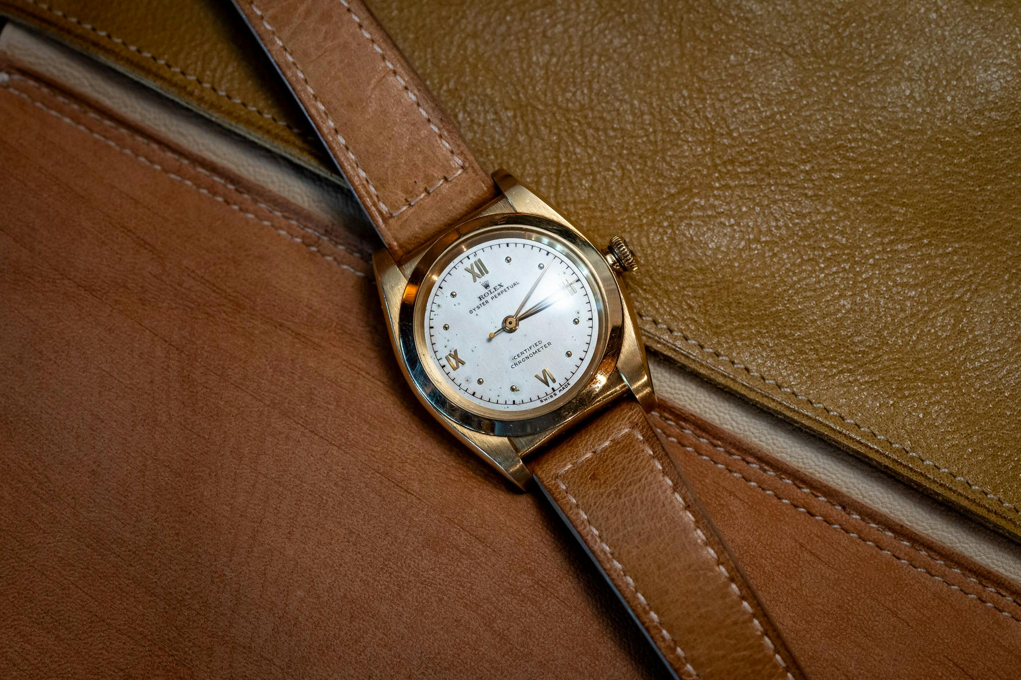 rolex bubble back roman numeral dial