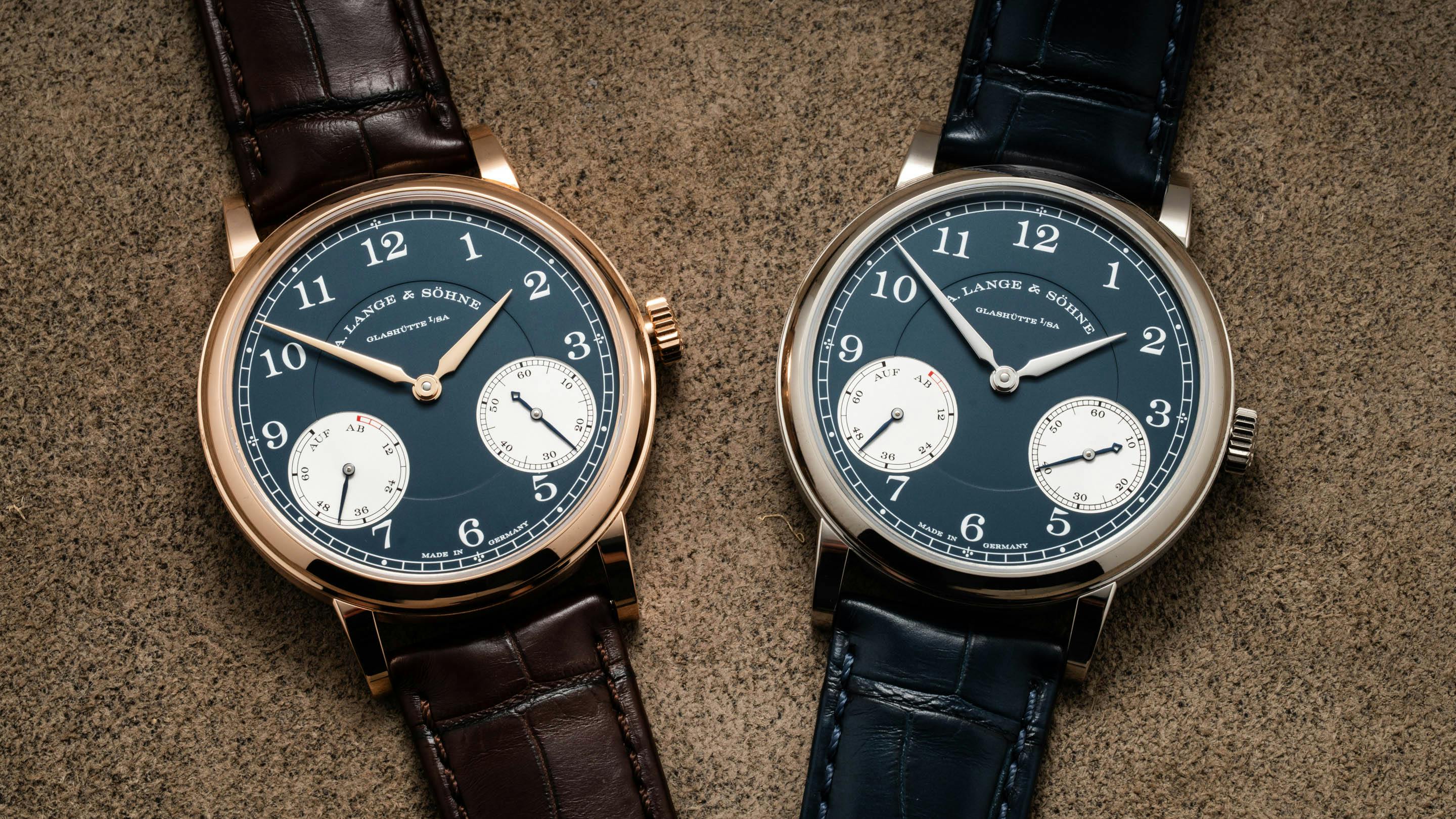 A. Lange & Söhne Brings Back the 1815 Up/Down in a Smaller Case and a Striking Blue Dial