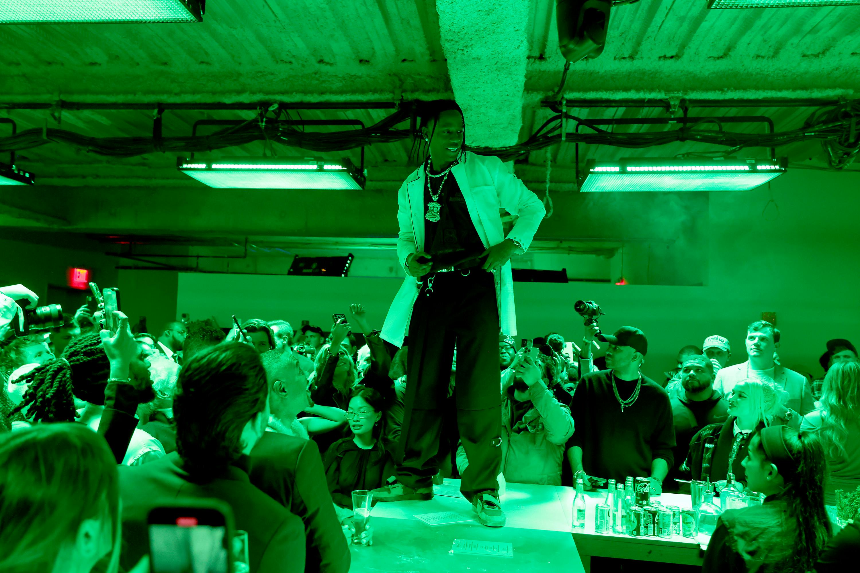 TRAVIS SCOTT performing 