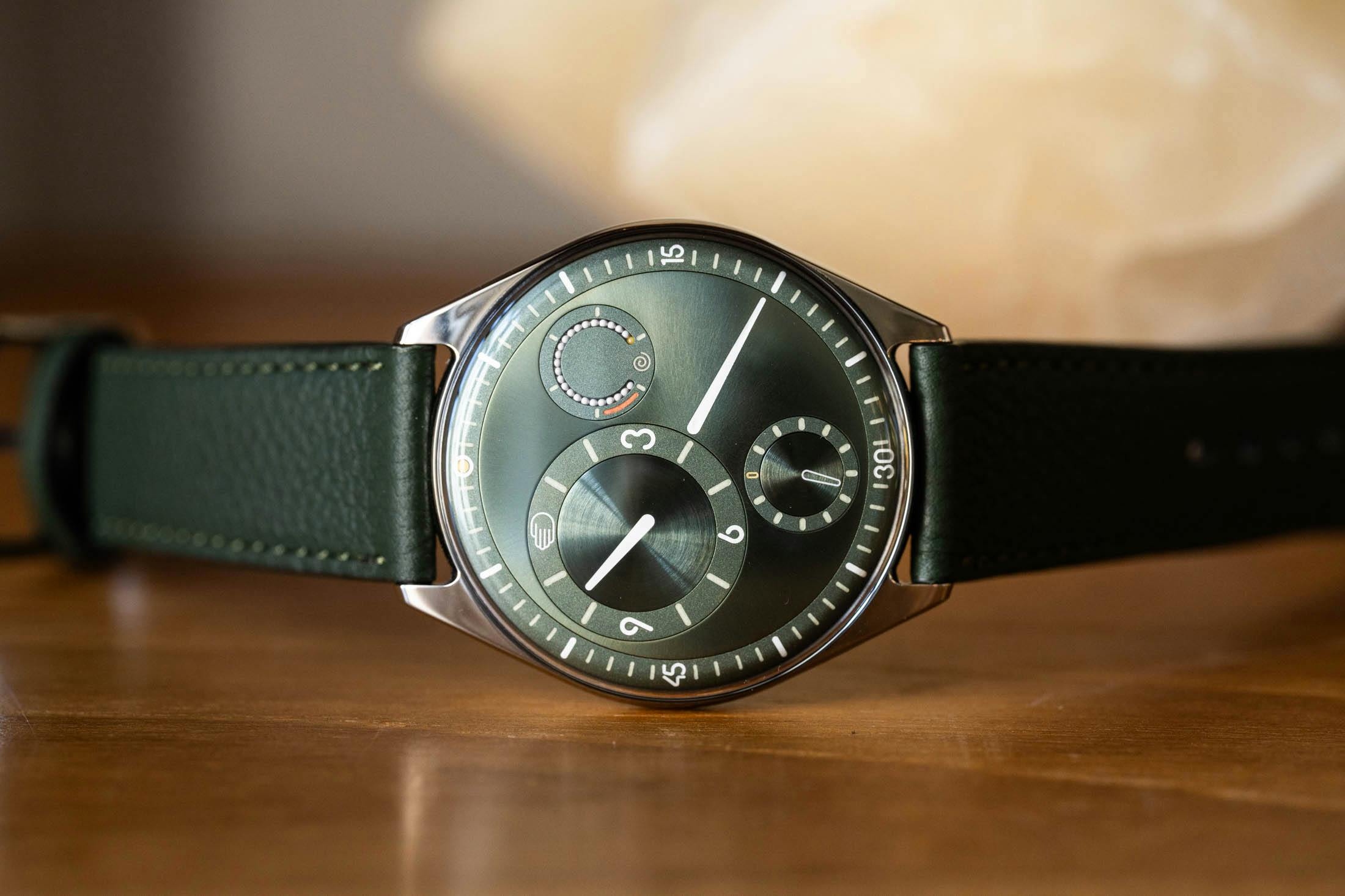 Ressence Type 11 Side on table