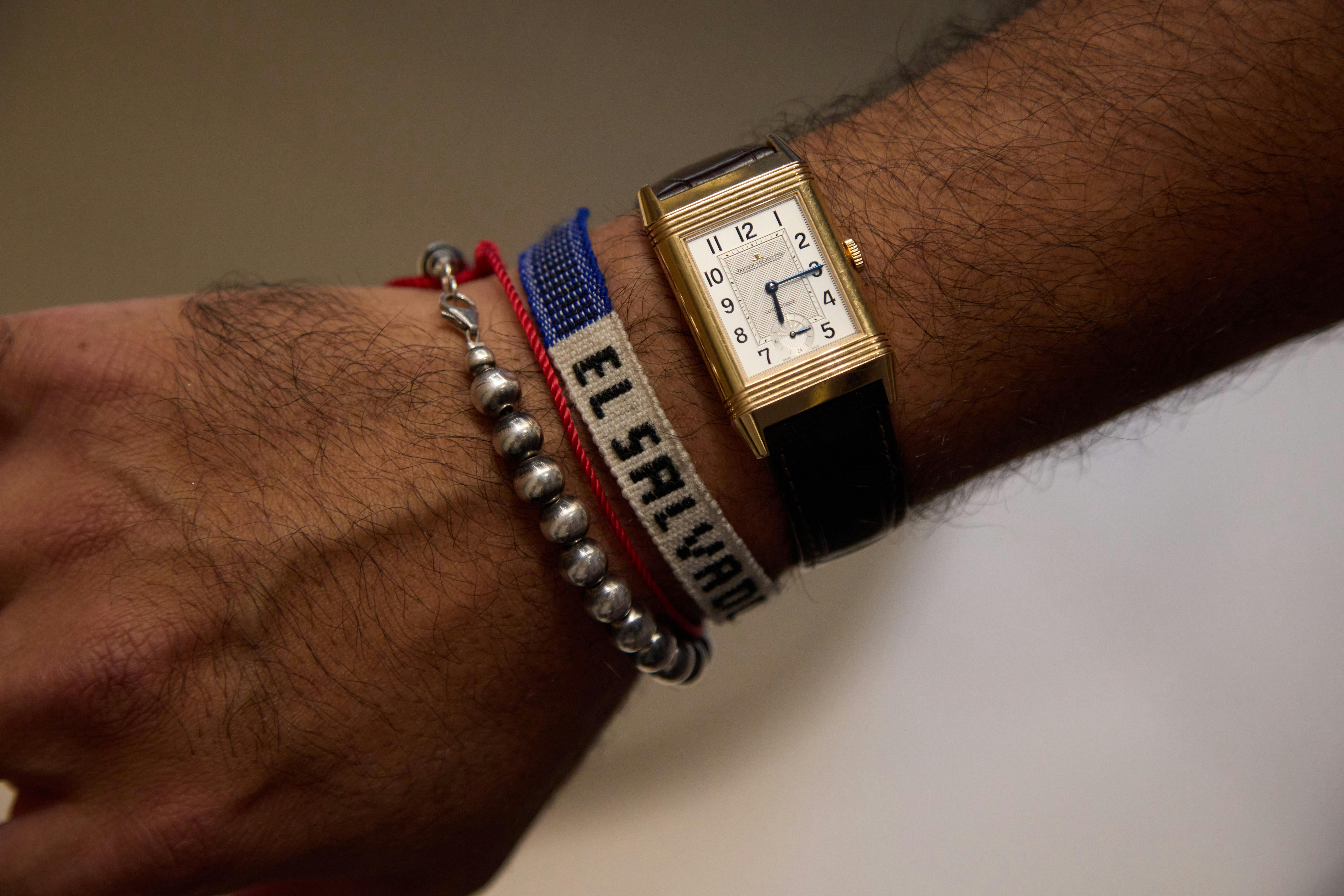 Watch on wrist