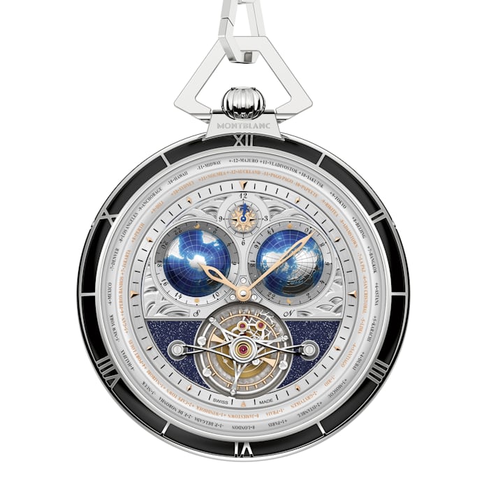 Montblanc Collection Villeret Tourbillon Cylindrique Pocket Watch 110 Years Edition