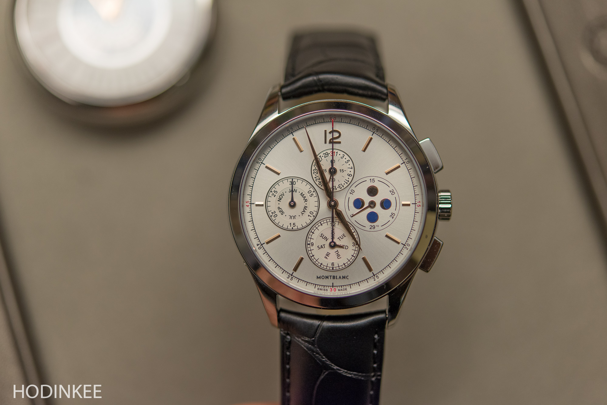 Hands On The Montblanc Heritage Chronom trie Annual Calendar