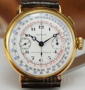 Longines 13.33Z with separate pusher. (Image via Cars and Watches)