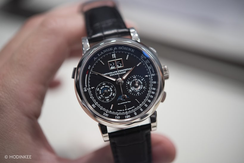Hands On The A Lange Sohne Datograph Perpetual Tourbillon Live Pics Thoughts Hodinkee