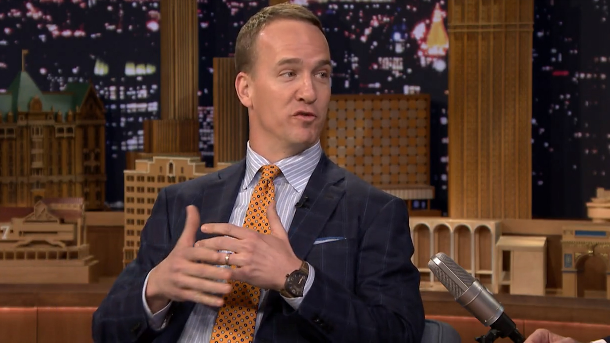 Watch Spotting Super Bowl 50 Champion Peyton Manning Wearing A