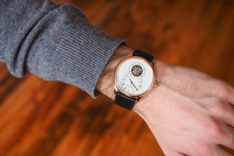 Jaquet Droz Grande Seconde Tourbillon Ivory Enamel wristshot