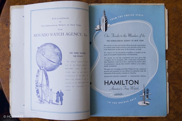 Pages From the Program for HSNY's 1939 Annual Dinner