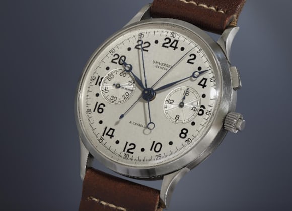 Universal Geneve Split-Seconds For A. Cairelli Roma