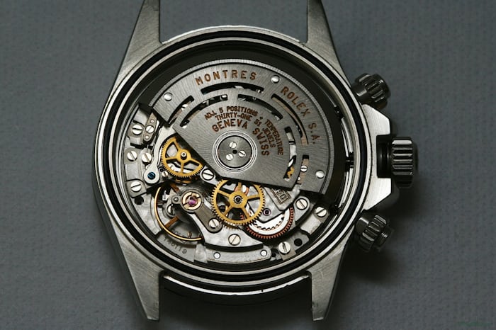 Only 50 percent of Zeniths' 400 Series El Primero remained after Rolex was done modifying it.