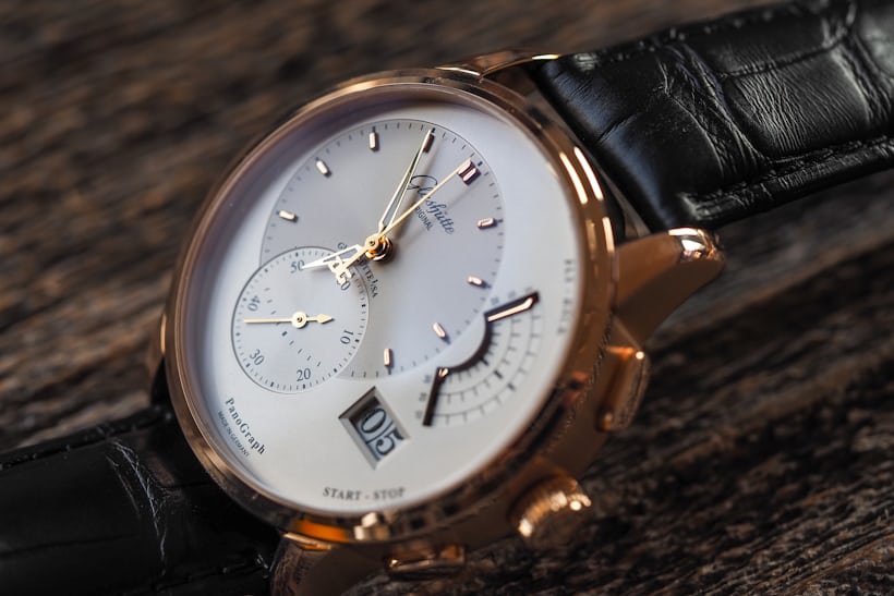 Glashütte Original Panograph dial oblique