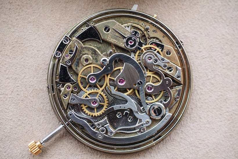 Jaeger-LeCoultre Chronograph Minute Repeater movement, circa 1910
