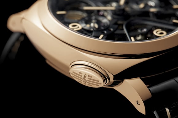 Radiomir 1940 Minute Repeater Carillon Tourbillon GMT repeater push piece