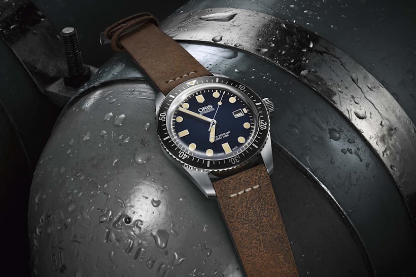 Oris Divers Sixty-Five leather strap