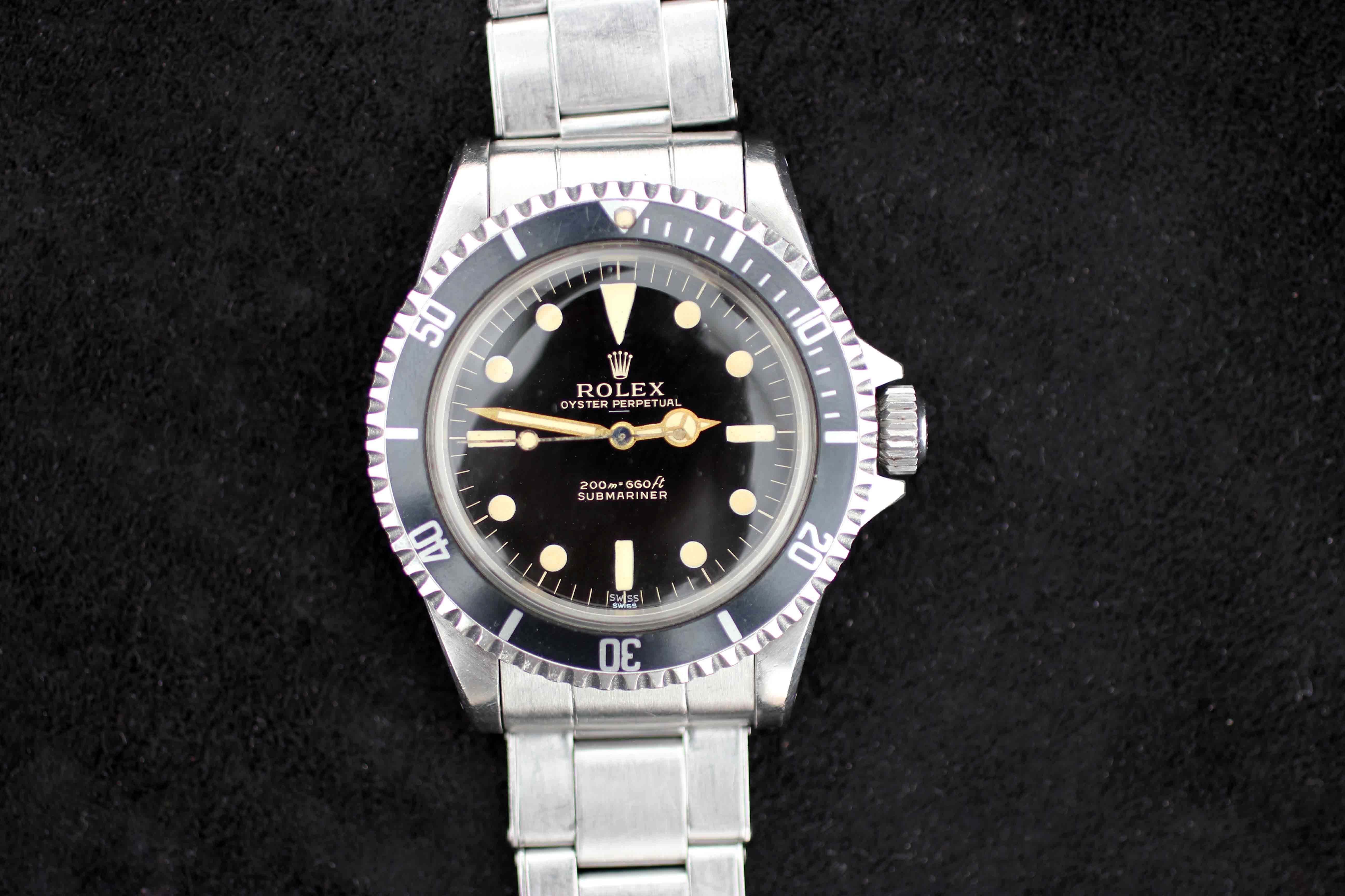 Double Swiss Rolex Submariner 5513. Sold for CHF137,000
