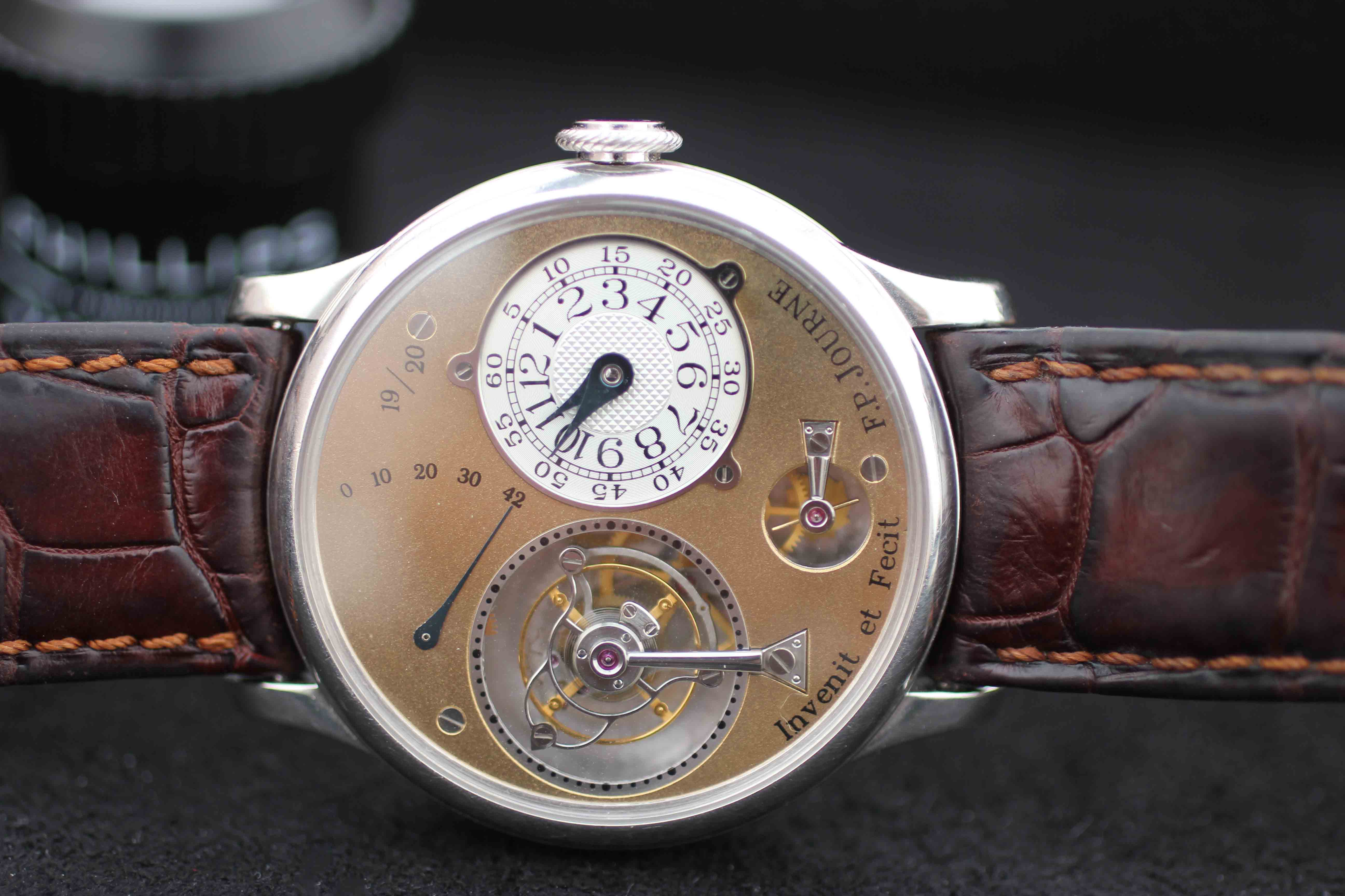Lot 158 - F.P. Journe Tourbillon Souverain, Platinum, 1999