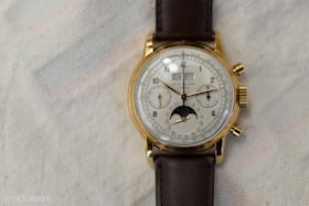 Lot 174: A Patek Philippe reference 2499; sold for CHF 965,000.