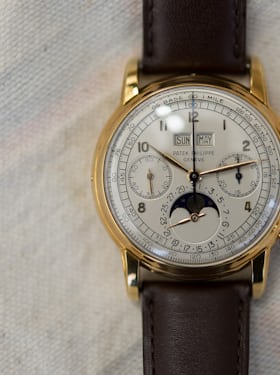 Lot 174: A Patek Philippe reference 2499; sold for CHF 965,000.