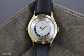 Lot 117: Patek Philippe Dual-Crown World-Timer reference 2523/2; sold for CHF 1,121,000. 