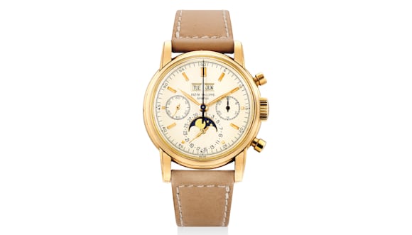 Lot 368 - Patek Phillipe Ref. 2499, in Pink Gold (one of six ever made). 